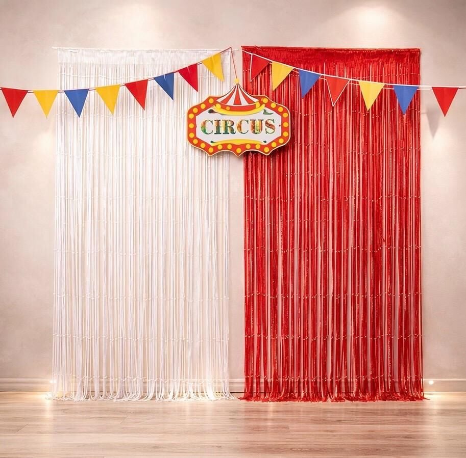 Sirk Teması Fon Konsepti