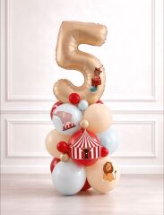 Sirk Teması Rakam Balon Kit