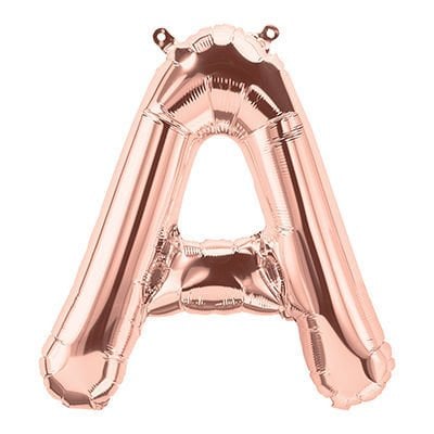 100CM A ROSEGOLD HARF BALON