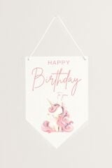 Unicorn Kağıt Afiş Flama