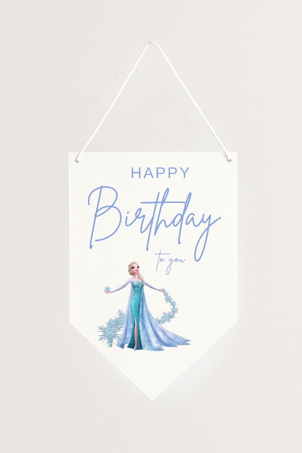 Elsa Frozen Kağıt Afiş Flama