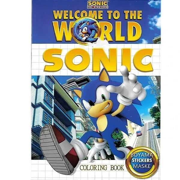 Sonic Boyama Kitabı 1 Adet