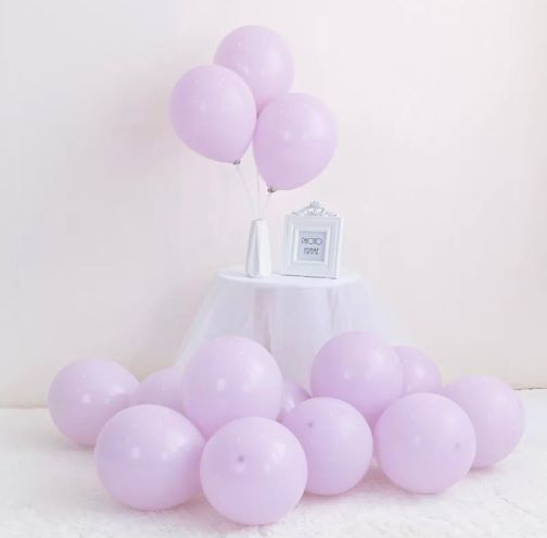 Lila Makaron Balon 10 Adet
