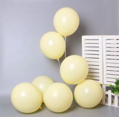 Sarı Makaron Balon 10 Adet