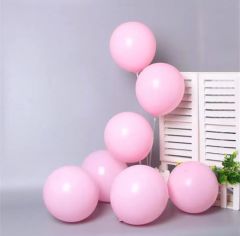Pembe Makaron Balon 10 Adet
