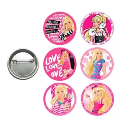 Barbie Rozet 6 Adet