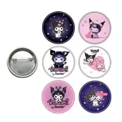 Kuromi Rozet 6 Adet