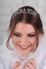 Gümüş Swarovski Mom To Be Taç