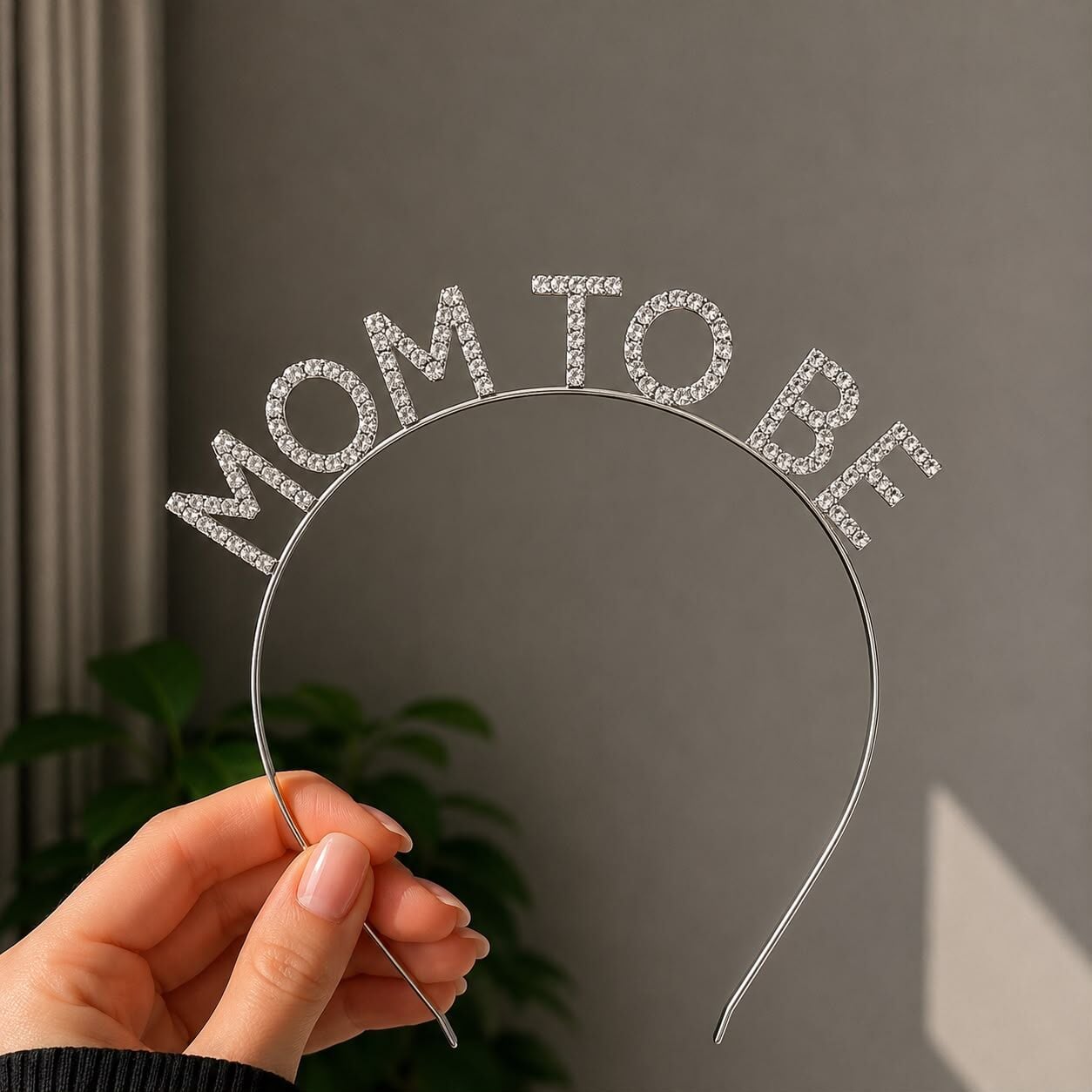 Gümüş Swarovski Mom To Be Taç