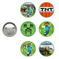 Minecraft Rozet 6 Adet