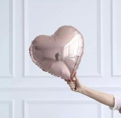 Rosegold Kalp Folyo Balon 1 Adet