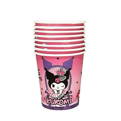 Kuromi Karton Bardak 8 Adet