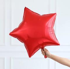 KIRMIZI YILDIZ FOLYO BALON ( 1 ADET )