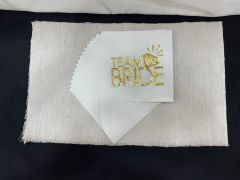 Gold Team Bride Kağıt Peçete 16 Adet