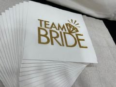 Gold Team Bride Kağıt Peçete 16 Adet
