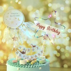 Yıldız Led Pasta Süsü