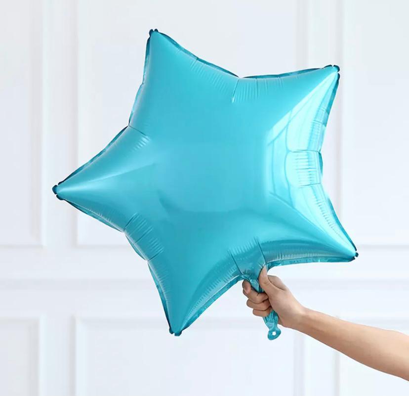 Mavi Yıldız Folyo Balon 1 Adet