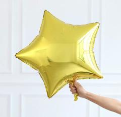 GOLD YILDIZ FOLYO BALON ( 1 ADET )