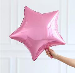 Pembe Yıldız Folyo Balon 1 Adet
