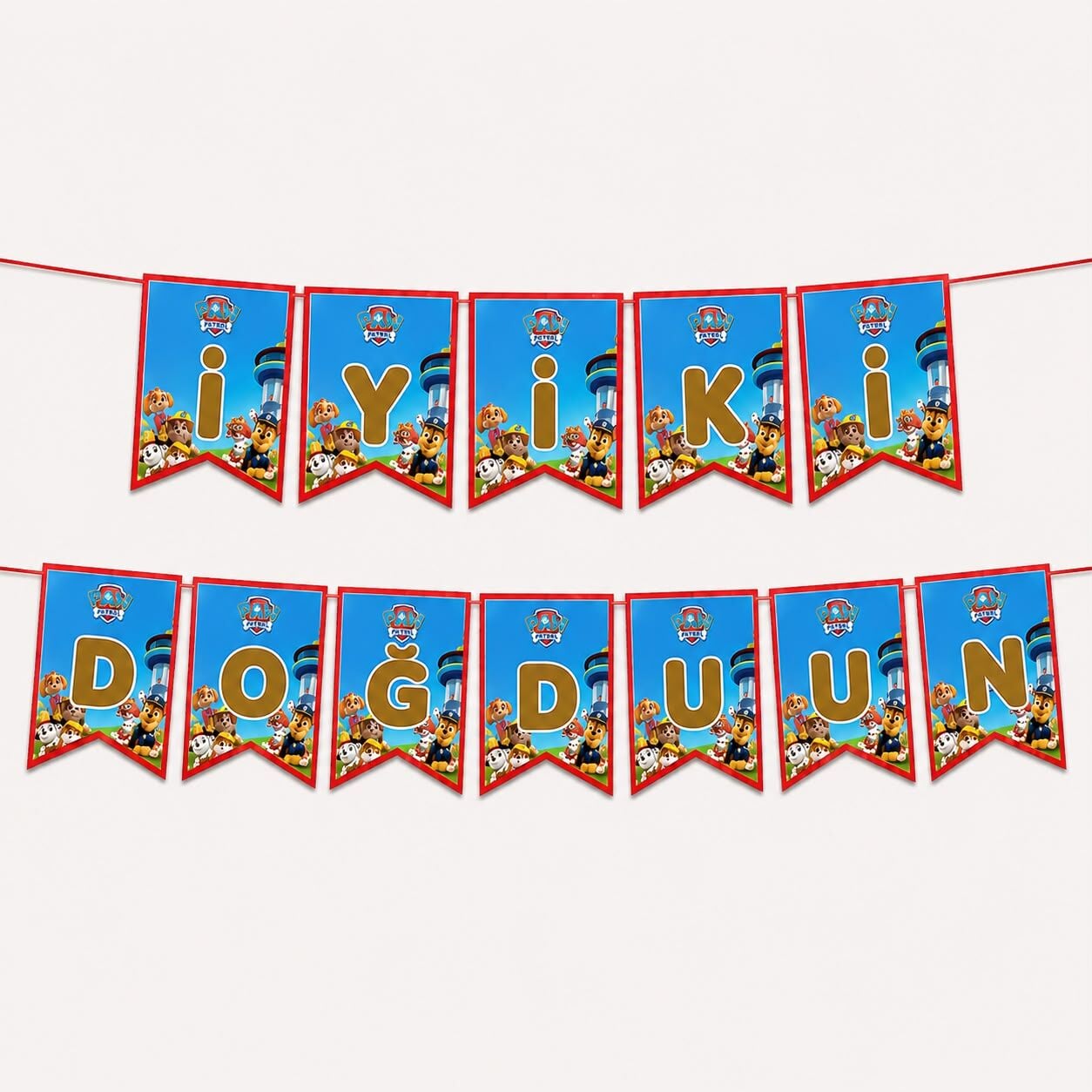 Paw Patrol İyiki Doğdun Yazısı