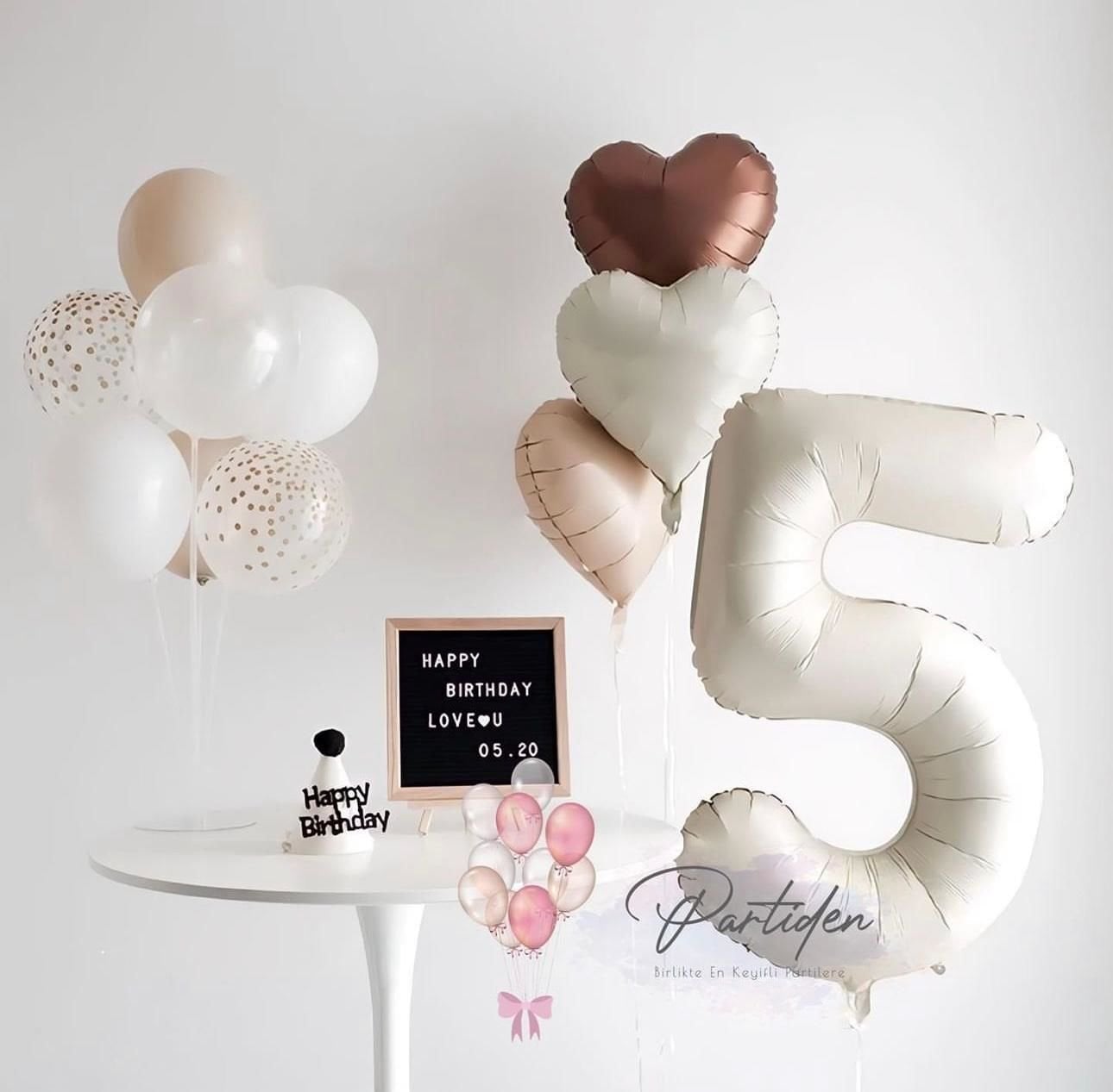 Çikolata Krem Balon Demeti