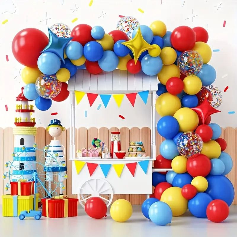 Karnaval Stars Balon Zinciri