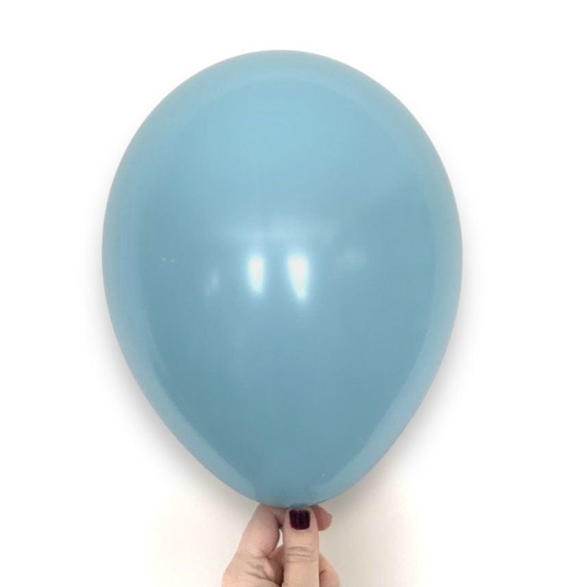 Mavi Cam Retro Balon 10 Adet