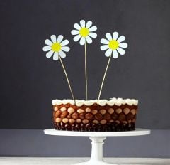 Papatya Pasta Süsü 3 Adet