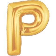 100CM P GOLD HARF BALON