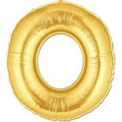 100CM O GOLD HARF BALON