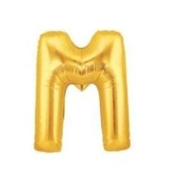 100CM M GOLD HARF BALON