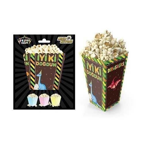 Dinazor Mısır Popcorn Kutusu 8 Adet