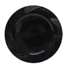 Siyah Mika Tabak 6 Adet