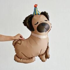 Şapkalı Köpek Folyo Balon