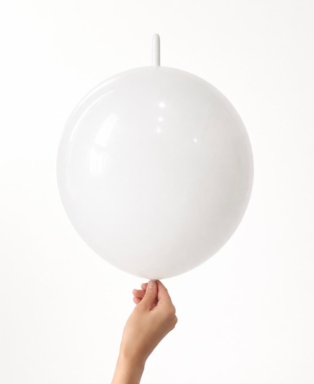 K-Link Beyaz Pastel Balon 10 Adet