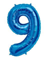 75CM 9 LACİVERT RAKAM BALON