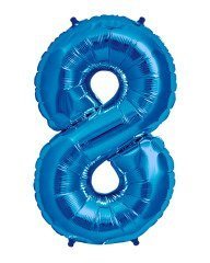 75CM 8 LACİVERT RAKAM BALON