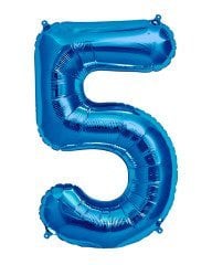 75CM 5 LACİVERT RAKAM BALON