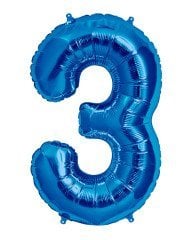 75CM 3 LACİVERT RAKAM BALON