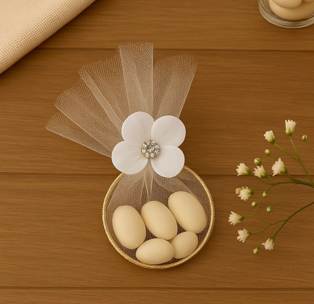 Çiçekli Halka Drajelik 30 Adet