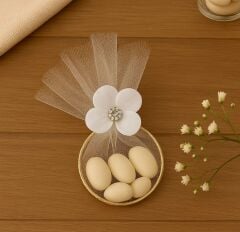 Çiçekli Halka Drajelik 30 Adet