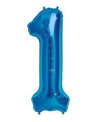 75CM 1 LACİVERT RAKAM BALON