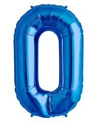 75CM 0 LACİVERT RAKAM BALON