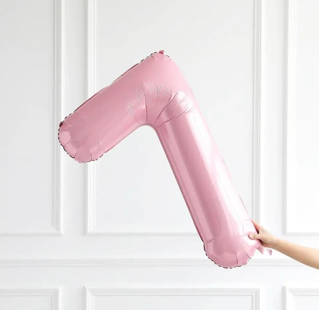 75CM 7 PEMBE RAKAM BALON
