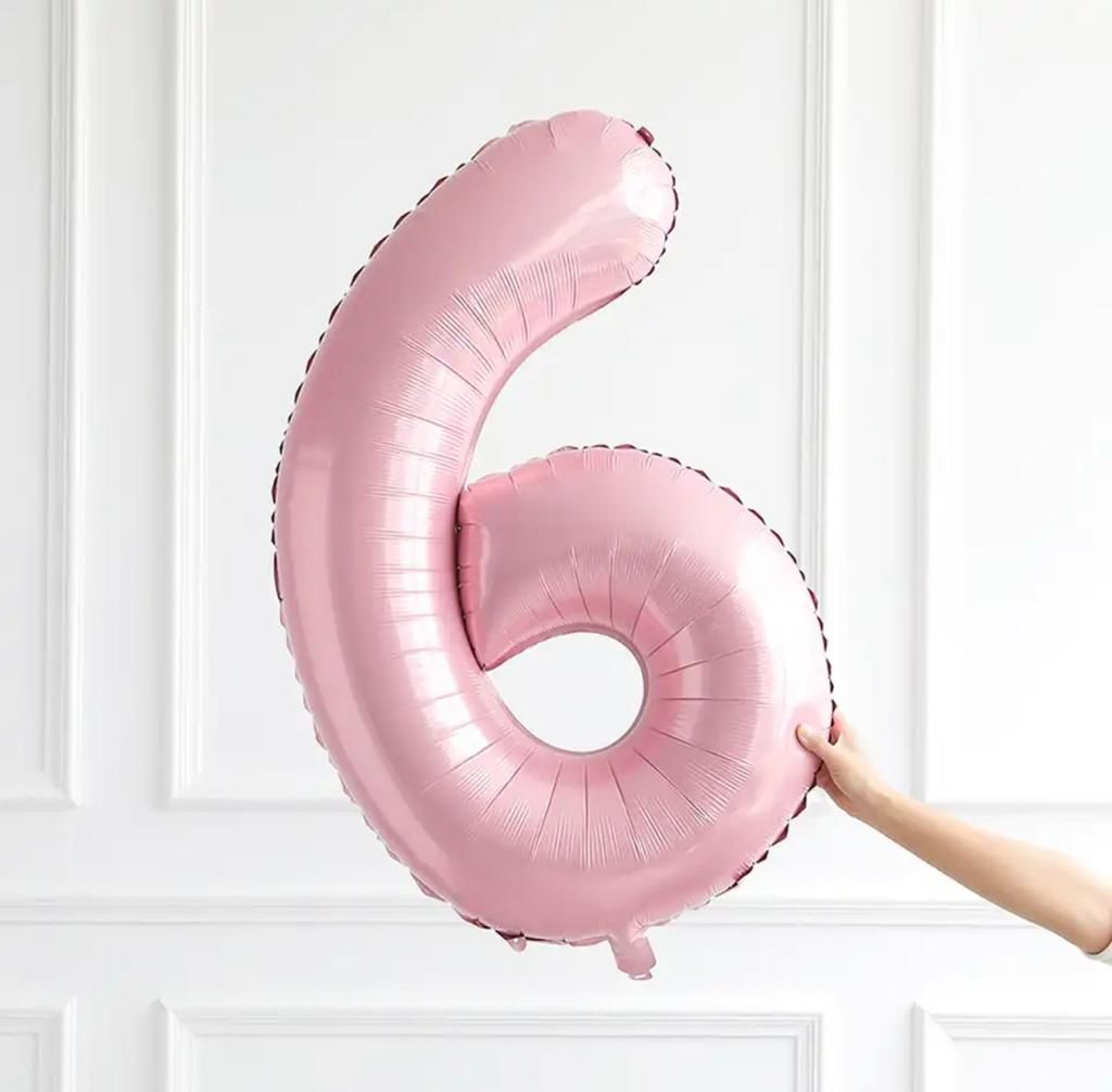 75CM 6 PEMBE RAKAM BALON