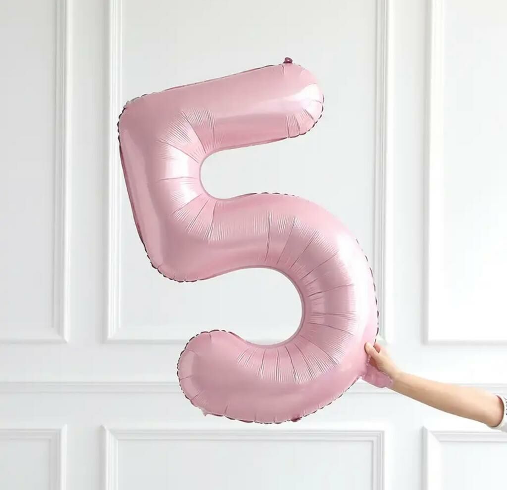 75CM 5 PEMBE RAKAM BALON