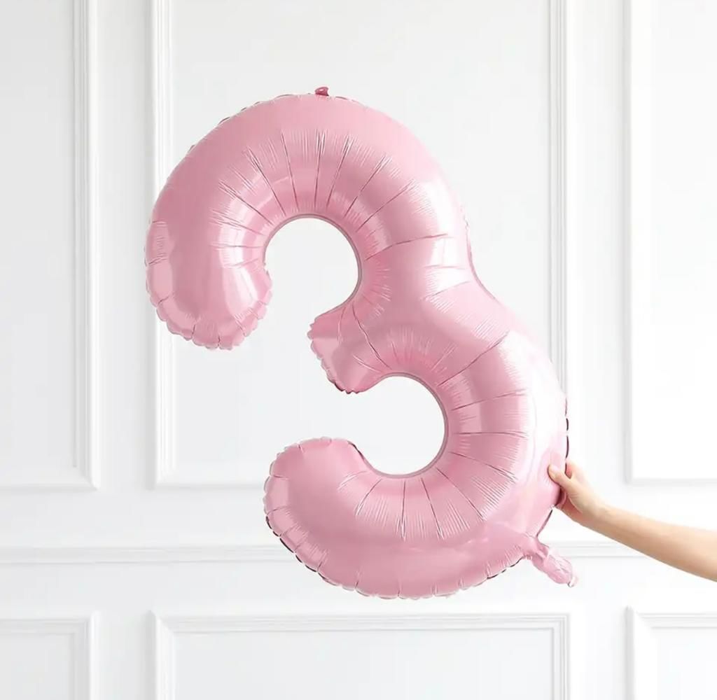 75CM 3 PEMBE RAKAM BALON