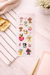 Köpek Teması Sticker 6 Adet