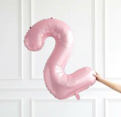 75CM 2 PEMBE RAKAM BALON