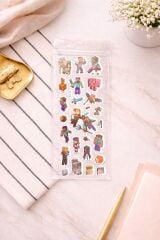 Minecraft Sticker 6 Adet